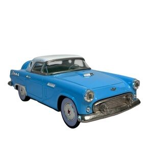 Vintage Ford‎ Thunderbird Carolina Blue Hard Top Tinplate Friction Car Japan